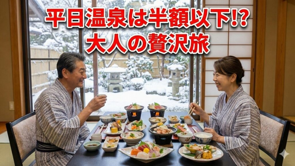 夫婦で行く平日温泉旅行