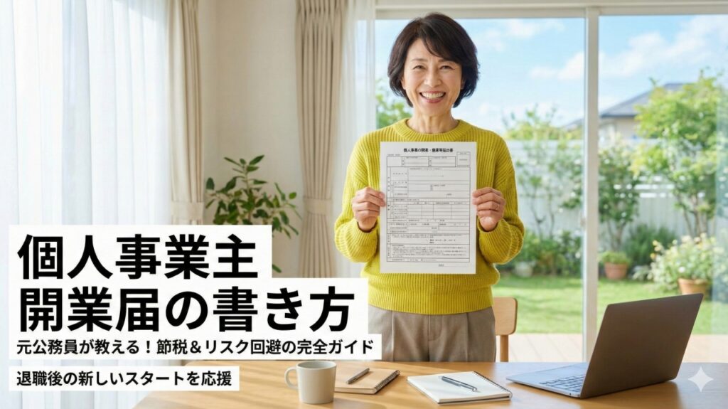 個人事業主の開業届の書き方