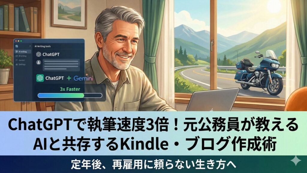 ChatGPTで執筆速度3倍