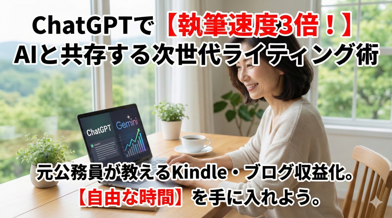 ChatGPTで執筆速度3倍