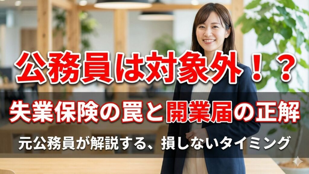 公務員は失業保険がない