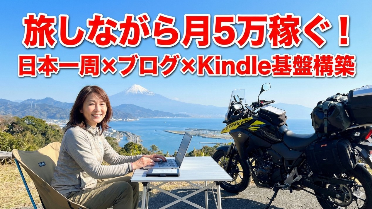 旅しながら月5万稼ぐ！