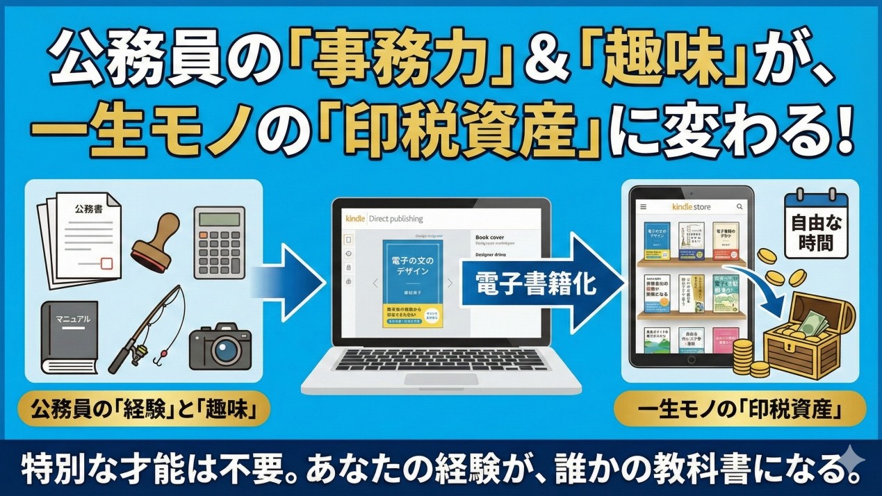 経験と趣味が電子書籍になる理由