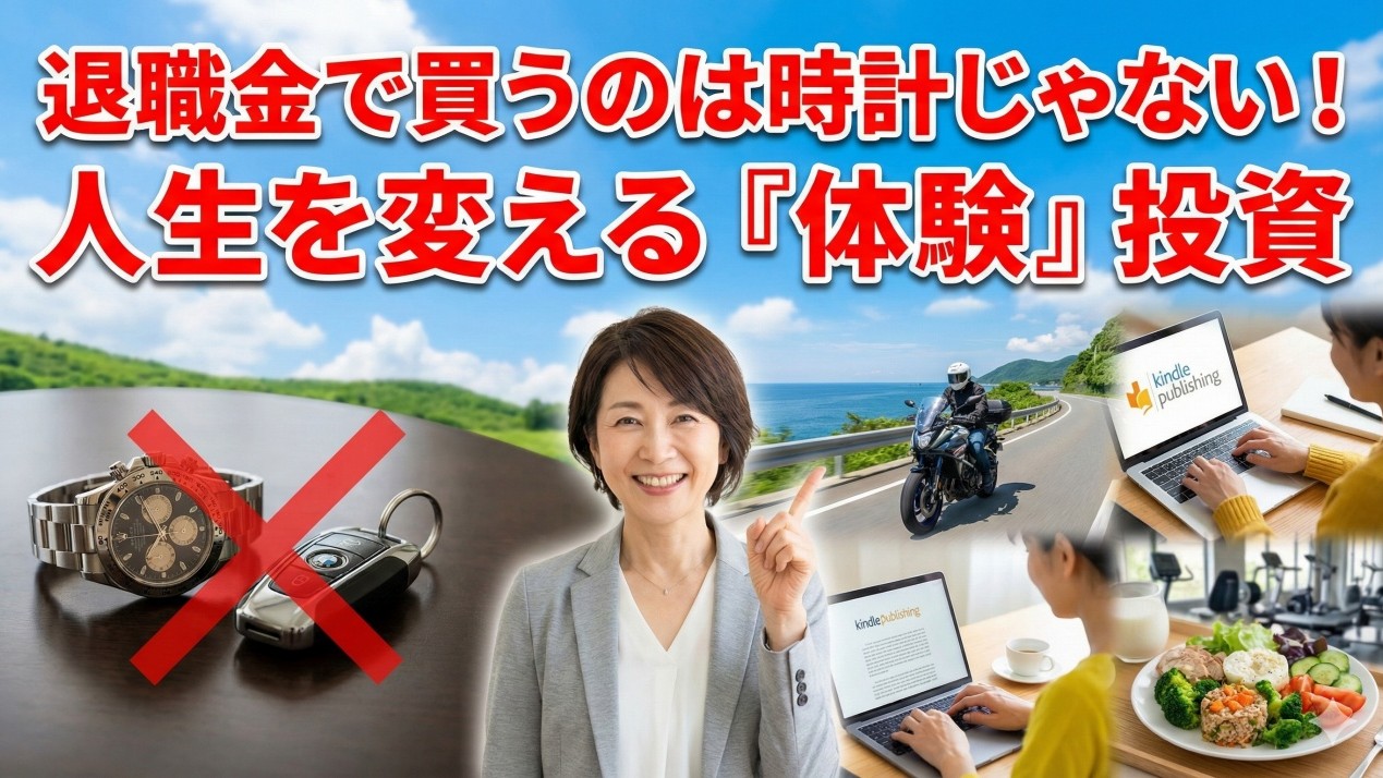 退職金で買うべきは高級時計より「体験」！