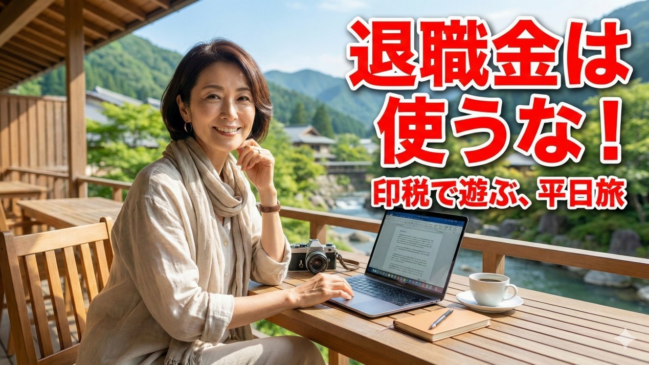退職金は使うな！公務員の定年後はKindle印税で旅に出よう