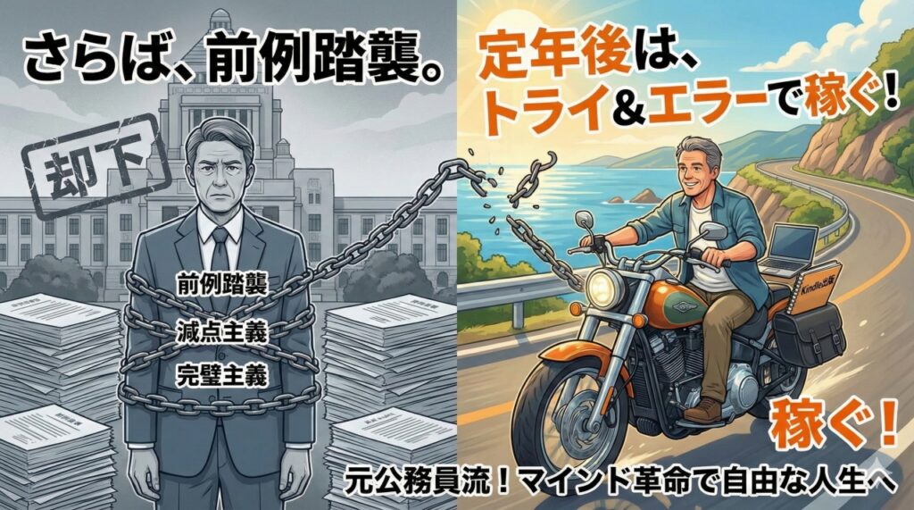 公務員マインドを捨てろ!