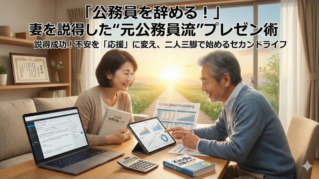 妻を説得する方法！公務員を辞めて個人事業主になるための「元公務員流」プレゼン術