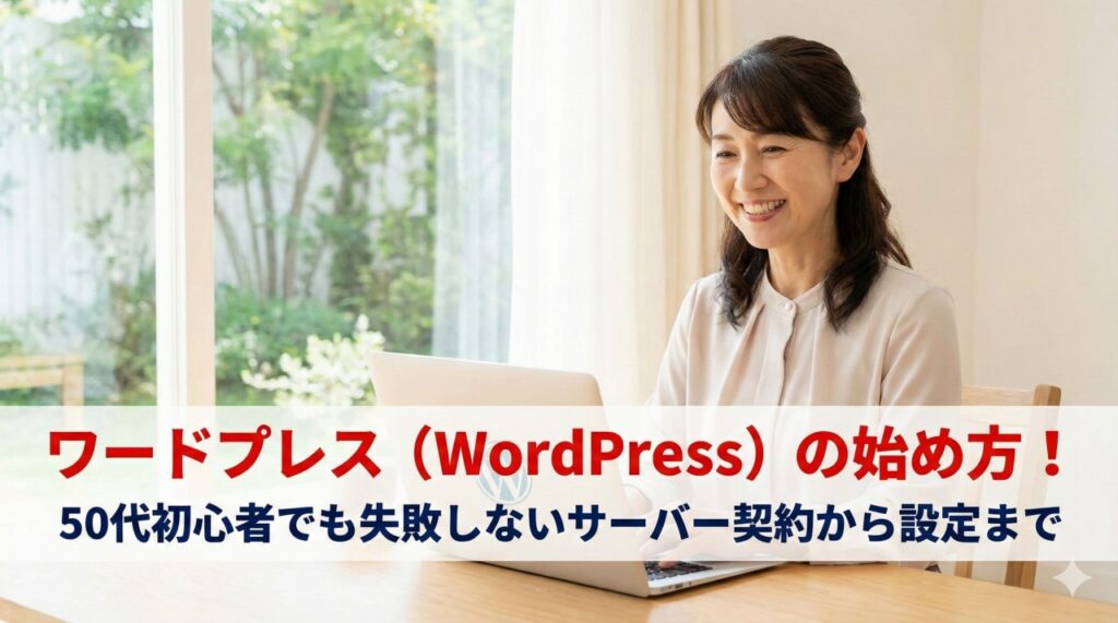 ワードプレスの始め方