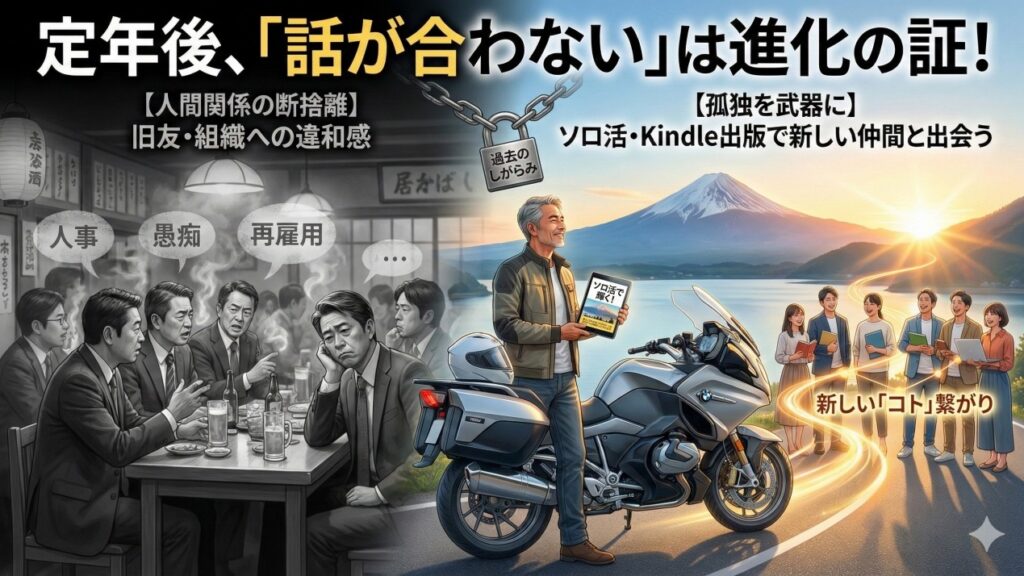 定年後、旧友と話が合わないのはなぜ？