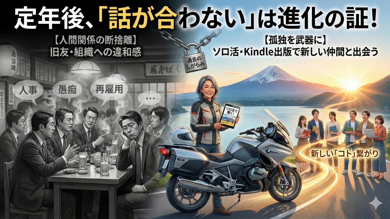 定年後、旧友と話が合わないのはなぜ？