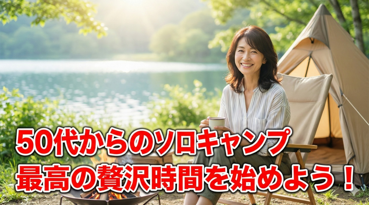50代ソロキャンプ入門！