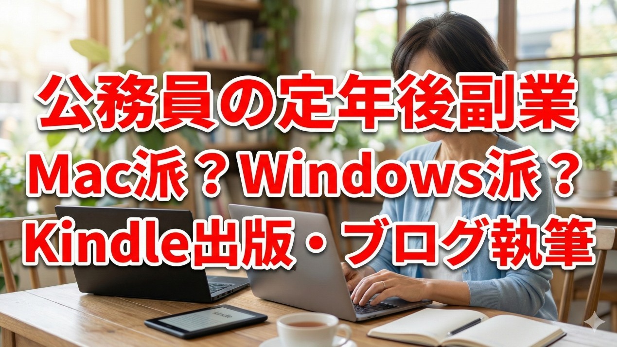 公務員の定年後副業はMacかWindowsか？