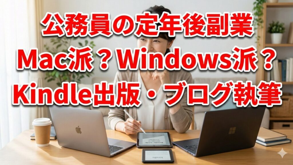 公務員の定年後副業はMacかWindowsか？