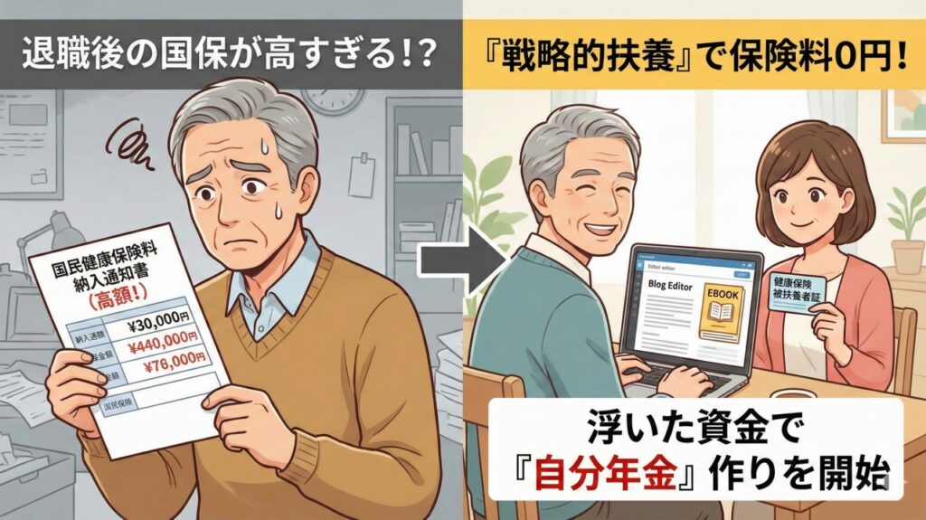 退職後の国保は高い！