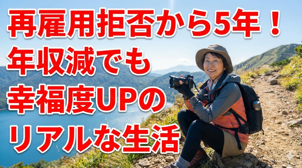 再雇用を断って5年。元公務員が明かす年収減の現実と、それを上回る幸福度