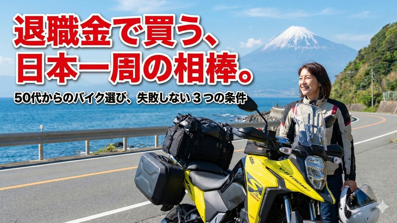 退職記念に買うバイクはこれだ