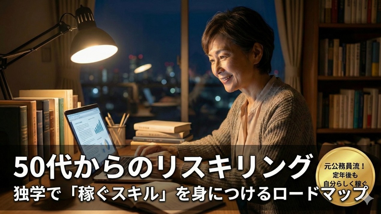 50代公務員の独学リスキリング