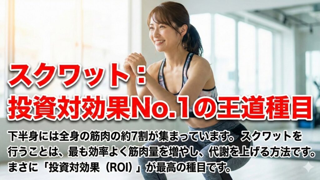 50代から始める筋トレ スクワット