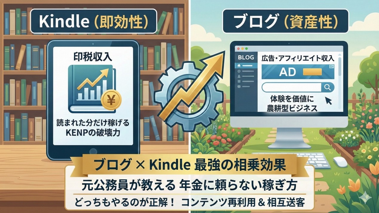ブログとKindleどっちが稼げる？